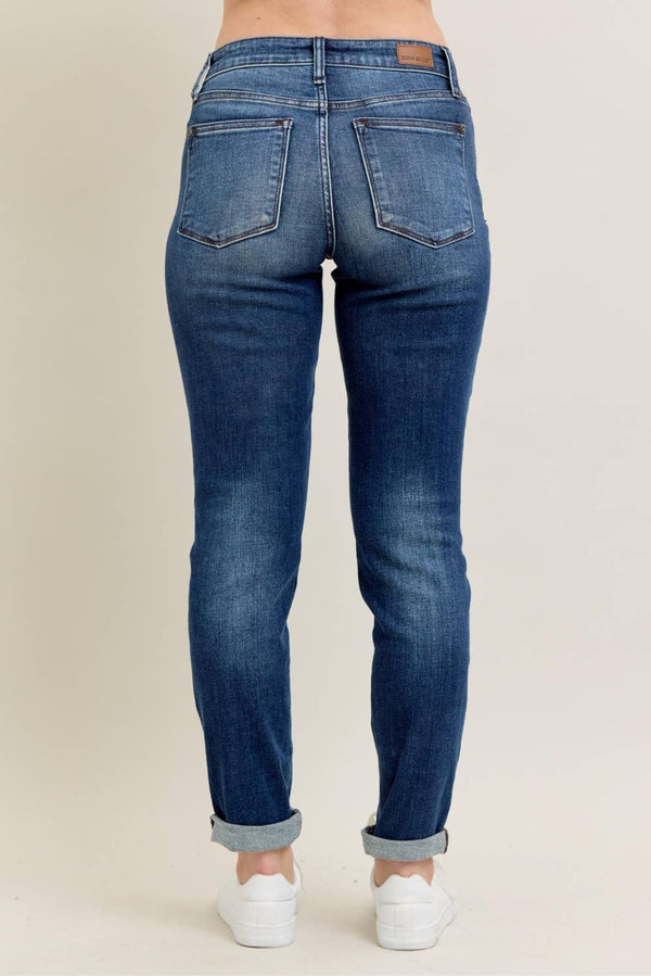 Judy Blue MR CORE Cuffed Slim Fit