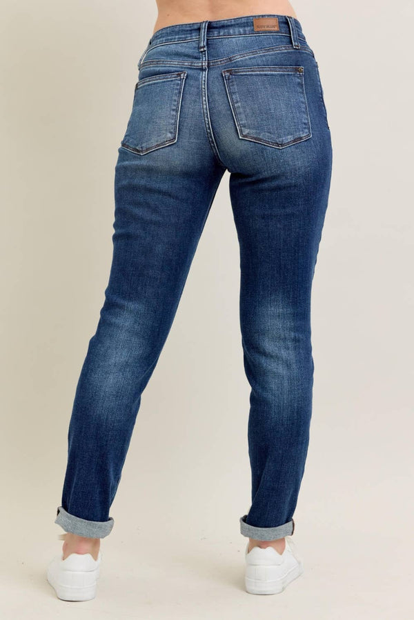 Judy Blue MR CORE Cuffed Slim Fit