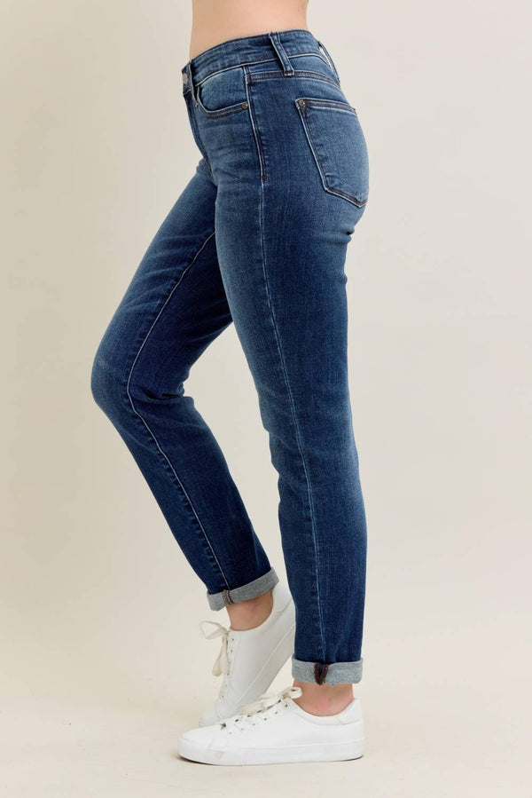 Judy Blue MR CORE Cuffed Slim Fit