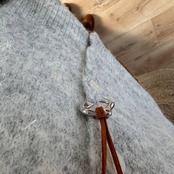 Soft Wool Blend Knit Cardigan Women Button Front Sweater