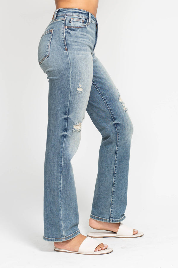 Judy Blue High Waisted Dad Straight Jean