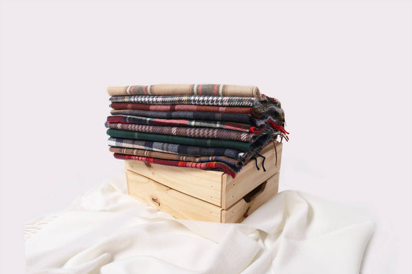 Softer than Cashmere PLAID BUFF Vegan Cashmere Touch Scarves