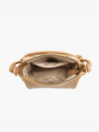 Chicago Knotted Shoulder Bag w/ Long Strap
