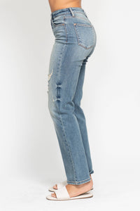 Judy Blue High Waisted Dad Straight Jean