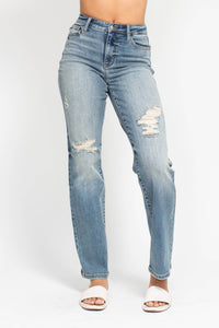 Judy Blue High Waisted Dad Straight Jean