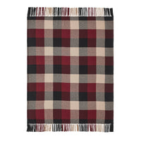 Heritage Farms Primitive Check Woven Throw 50x60