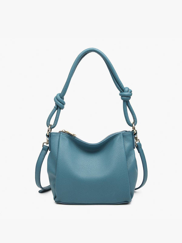 Chicago Knotted Shoulder Bag w/ Long Strap