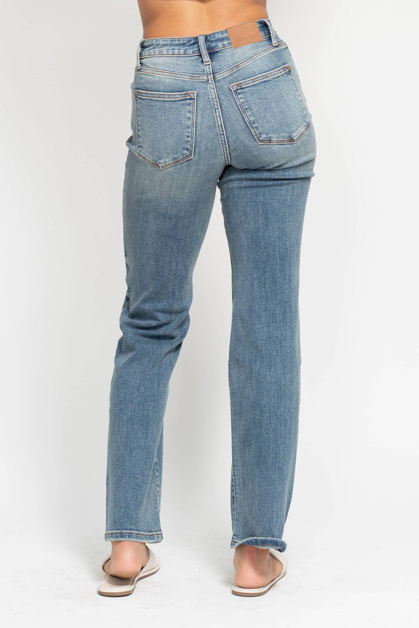 Judy Blue High Waisted Dad Straight Jean