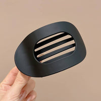 Jumbo Lay Flat Oval Hair Claw Clips Secure Styling