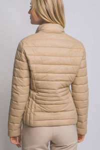 Ultra Lightweight Padded Thermal Zip Up Jacket