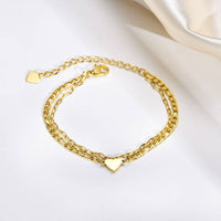 18K STAINLESS STEEL TARNISH FREE RHINE BRACELET